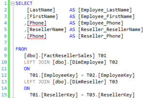 Formatierung von SQL Statements (Teil 1) – Just another SQL blog
